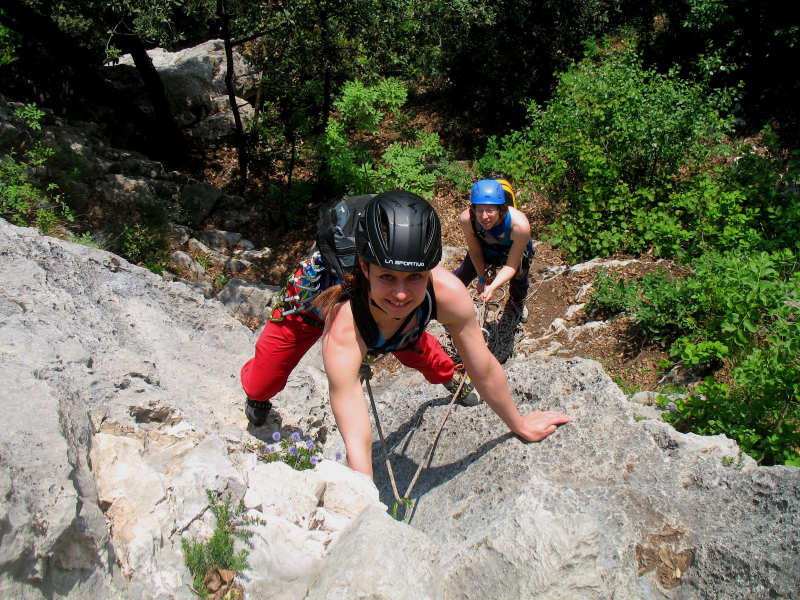 Beginner′s climbing Arco 